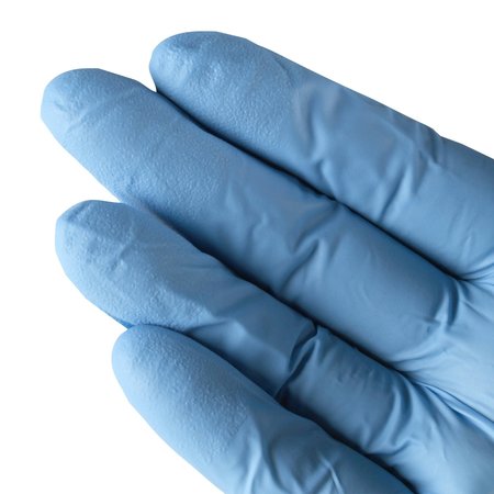 Zoro Select Disposable Gloves, Nitrile, Powder-Free, Latex-Free, L, Blue, 10 Boxes of 100 NitrileLB